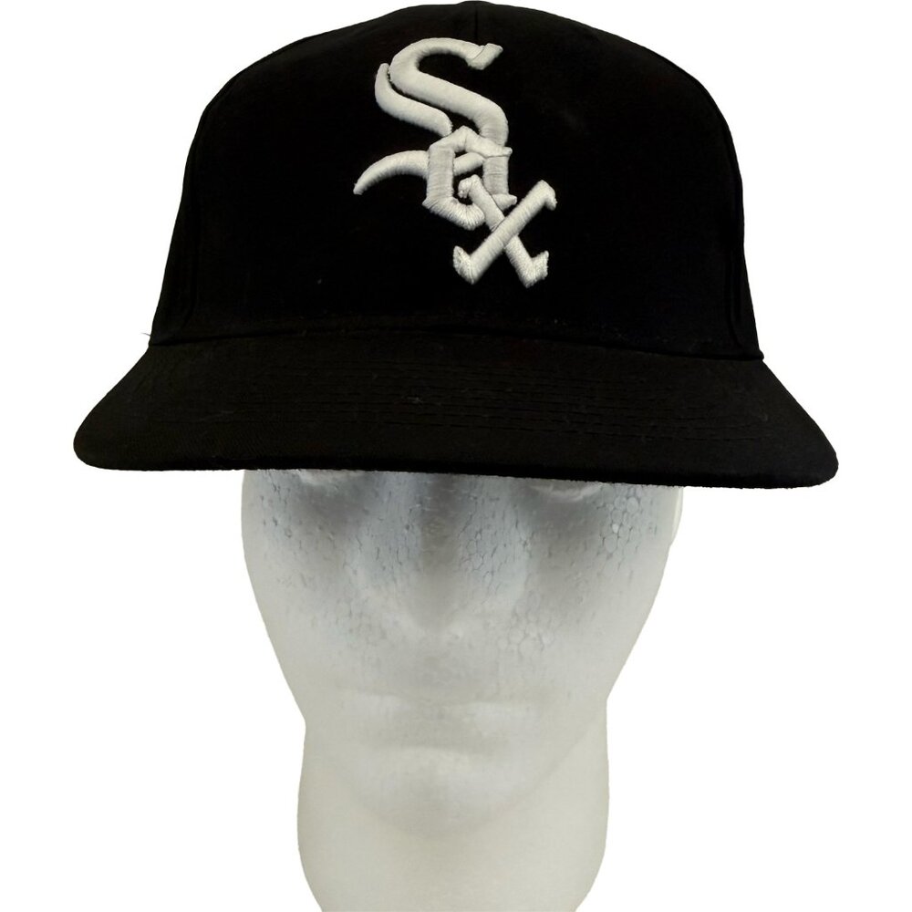 Chicago White Sox MLB Hat Black OC Sports Strapback Baseball Cap